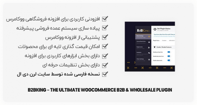 افزونه ووکامرس B2BKing