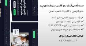 دمو فارسی دیجیتال مارکتینگ و سئو + بسته نصبی فارسی