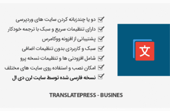 افزونه TranslatePress - Business - ترجمه وردپرس