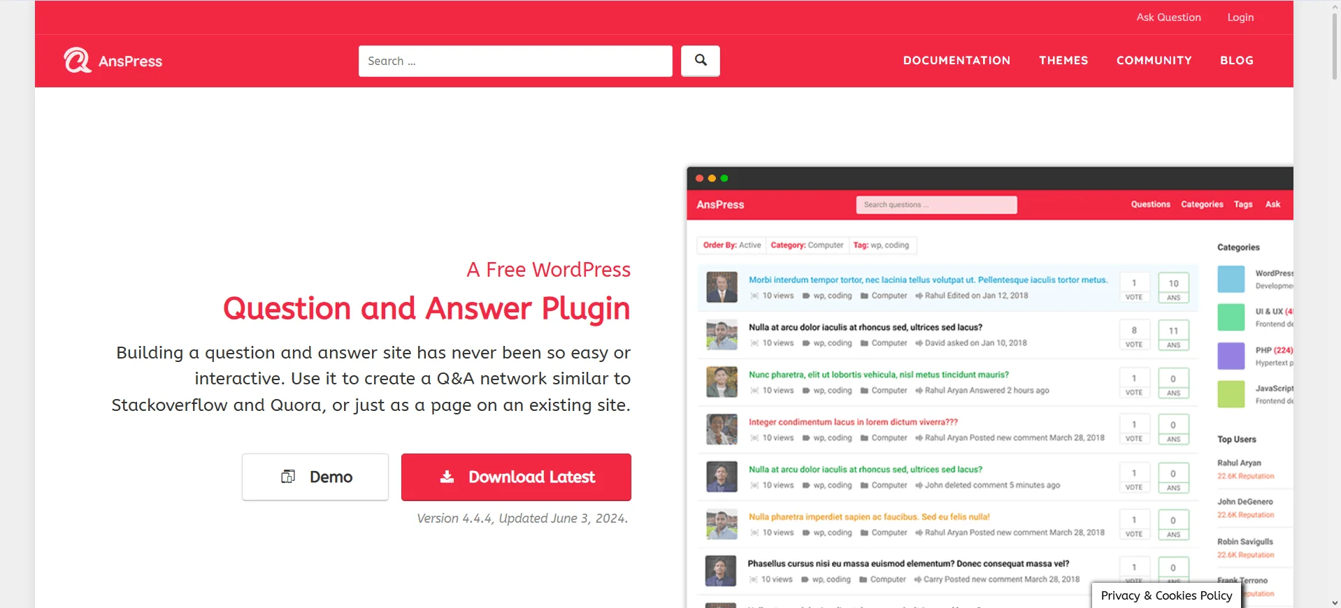 افزونه AnsPress