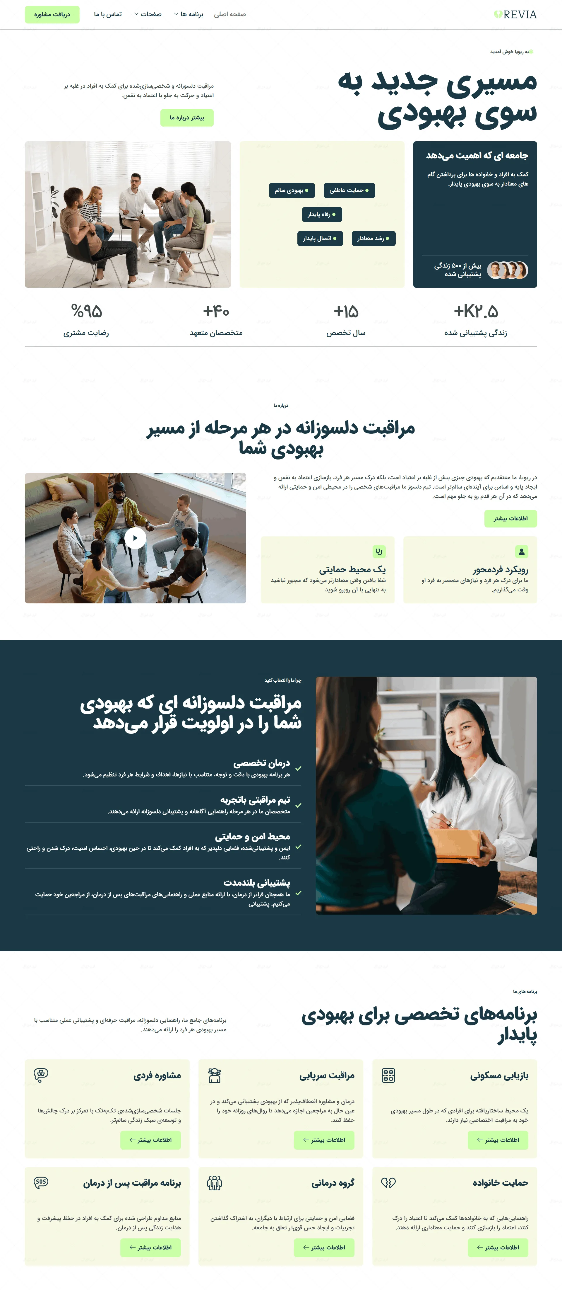 قالب وردپرس مرکز ترک اعتیاد