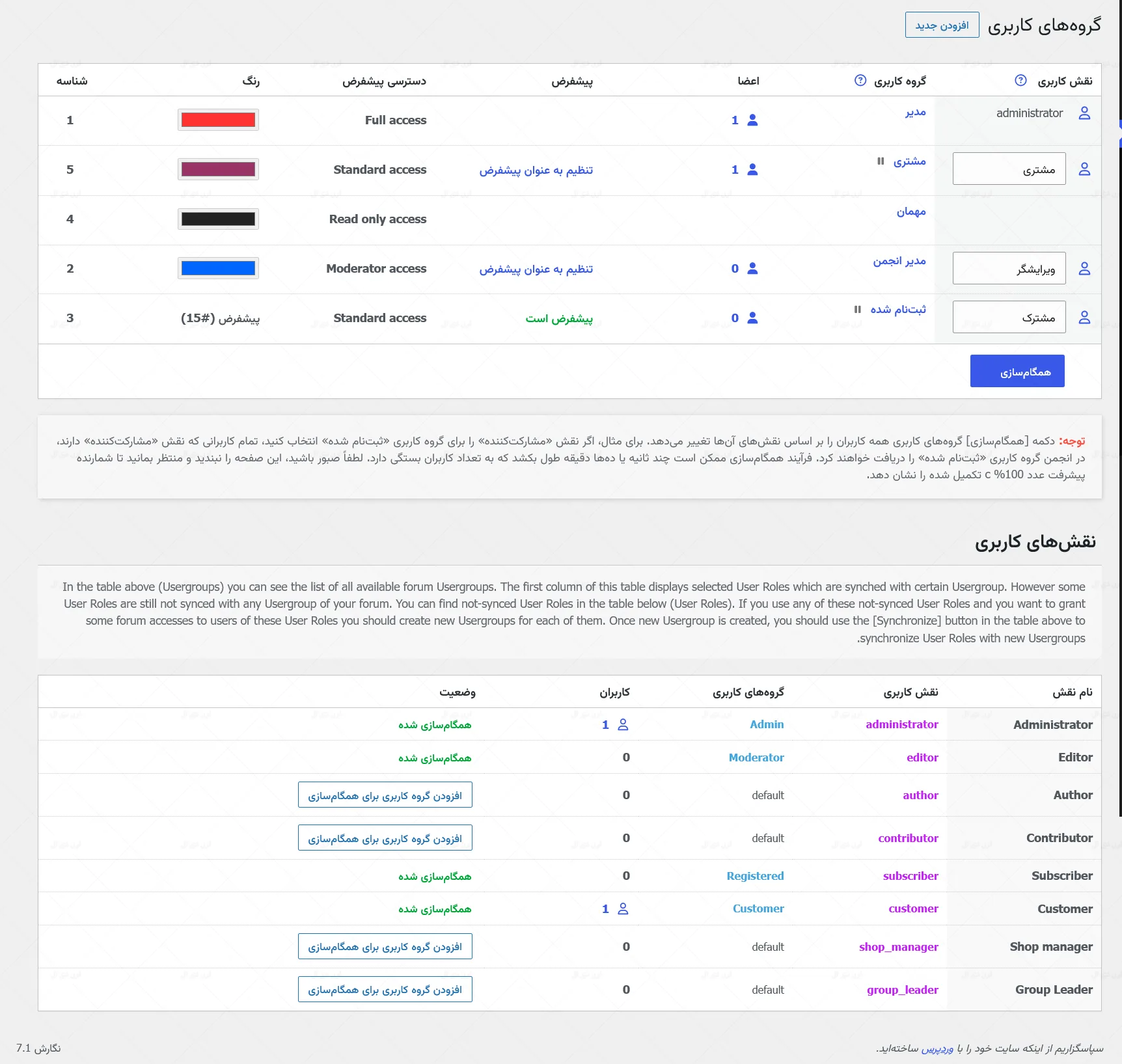 افزونه wpForo