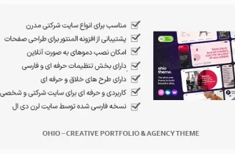 قالب Ohio - دارای طرح های خلاقانه و حرفه ای